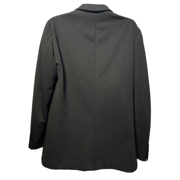 The Savile Row Fairfax Mens 42L Brit Skinny Black Notch Vent Blazer Suit Jacket - Picture 3 of 7